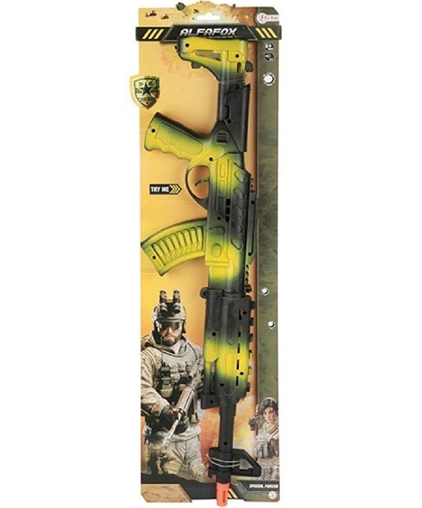 Geweer Militair AK47 Zwart / Groen 62 cm