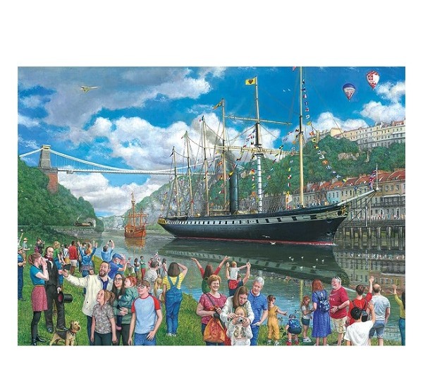Gibson Puzzel SS Great Britain An Imagined Odyssey 1000 stukjes