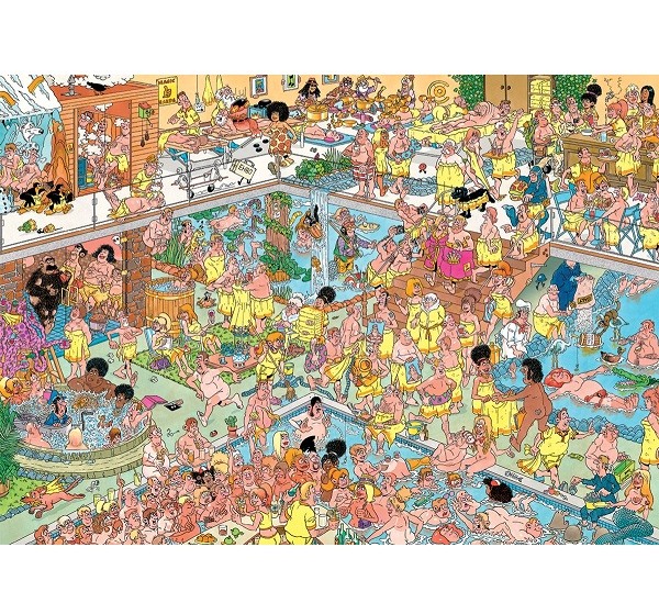 Jan van Haasteren Puzzel Op Hete Kolen 1000 stukjes