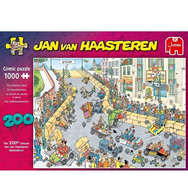 Jan van Haasteren Puzzel  Zeepkisten Race 1000 stukjes