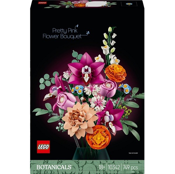 Lego Flowers Botanicals Pretty Pink Flower Bouquet