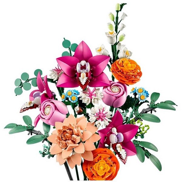 Lego Flowers Botanicals Pretty Pink Flower Bouquet