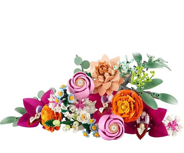 Lego Flowers Botanicals Pretty Pink Flower Bouquet