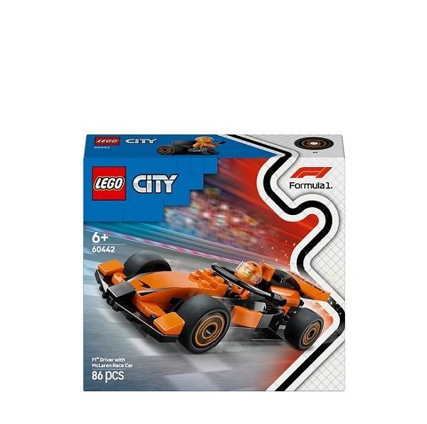 Lego City F1 Coureur met McLaren Racewagen