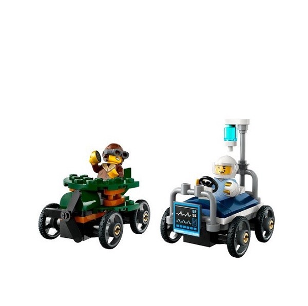 Lego City Raceautopakket: Vliegtuig vs. Ziekenhuisbed