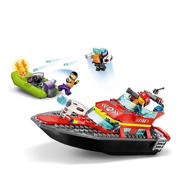 Lego City Reddingsboot Brand