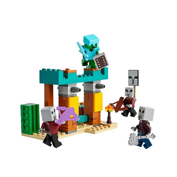 Lego Minecraft De Illigers in de Woestijn Gamingset