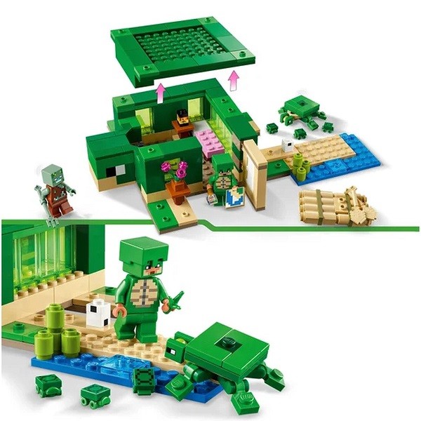 Lego Minecraft Het Schildpadstrandhuis
