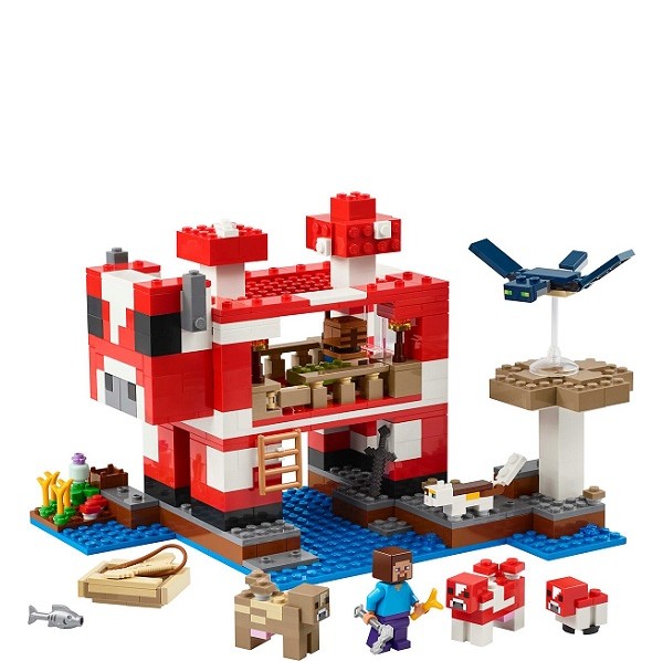 Lego Minecraft The Mooshroom House