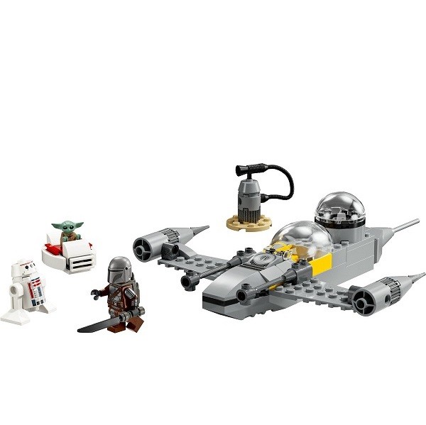 Lego Star Wars Mando en Grogu's N-1 Starfighter