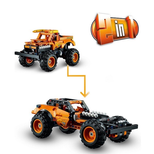 Lego Technic 2-in-1 Monster Jam El Toro Loco Pull-Back Model