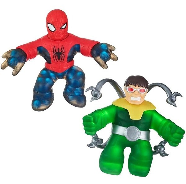 Marvel Heroes of Goo Jit Zu Figures 2 Pack Marvel Spiderman vs Octopus