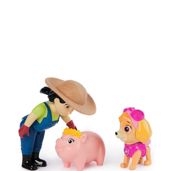 Paw Patrol Figuren Skye en Farmer Yumi