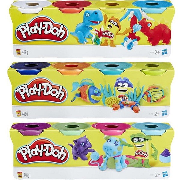 Play-Doh Klei 4 Pack Assorti