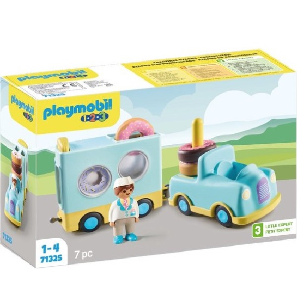 Playmobil 1.2.3 Donut Truck 