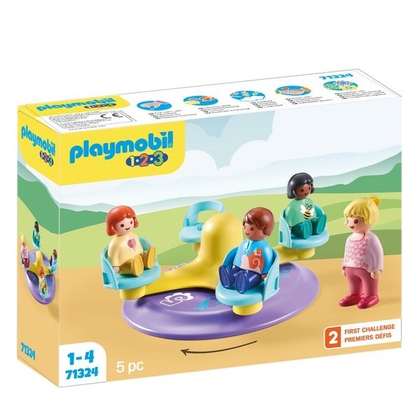 Playmobil 1.2.3 Kindercarrousel 