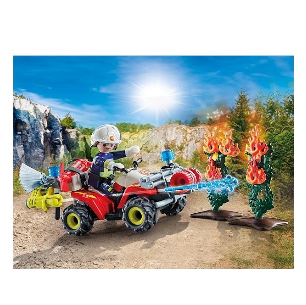 Playmobil Action Heroes Brandweer Quad