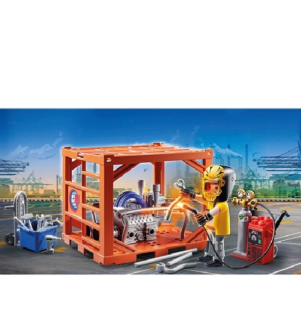 Playmobil City Action Haven Container Productie