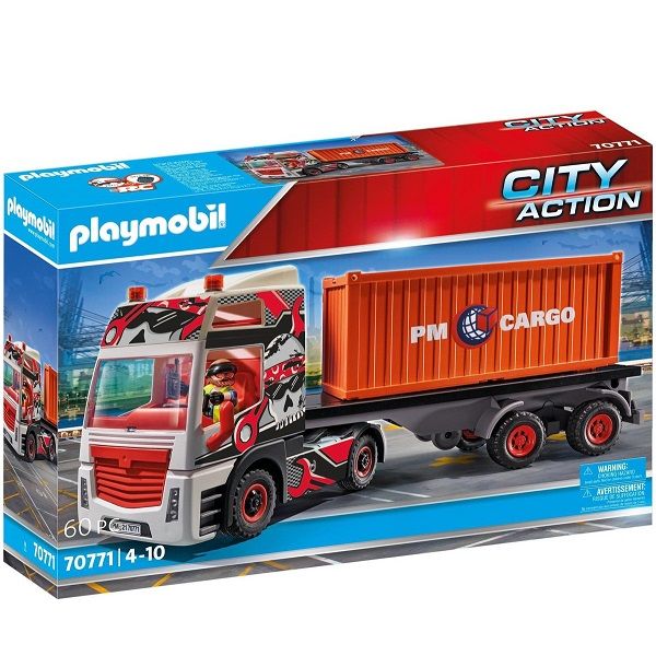 Playmobil City Action Haven Truck met Aanhanger 