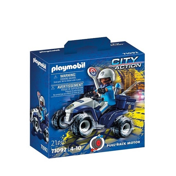 Playmobil City Action Politie Speed Quad