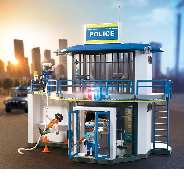 Playmobil City Action Politiebureau met  Onderzoeksruimte