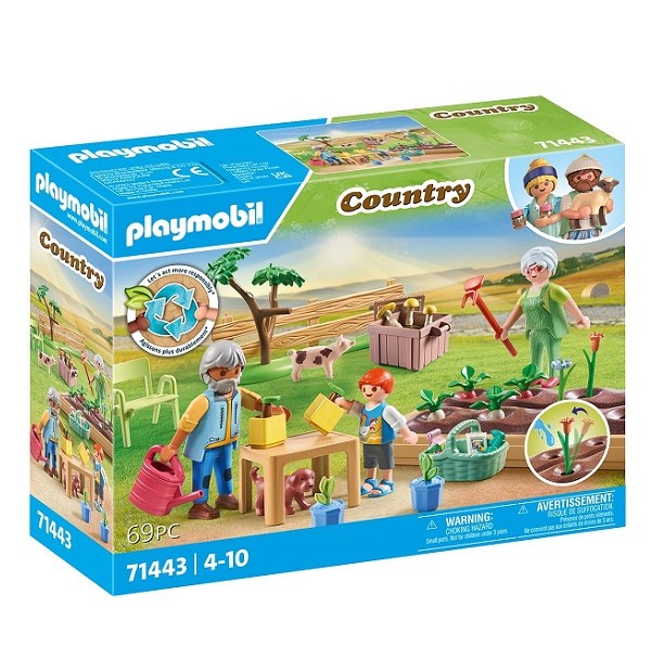 Playmobil Country Idyllische Moestuin bij de Grootouders