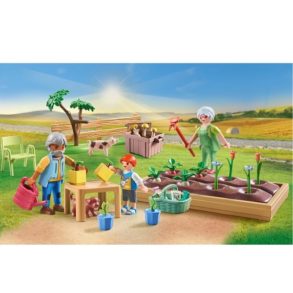 Playmobil Country Idyllische Moestuin bij de Grootouders