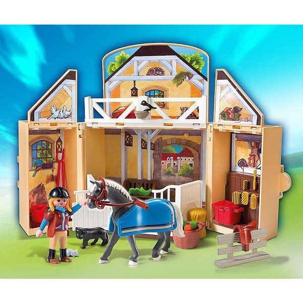 Playmobil Country Opklapbare Paardenstal