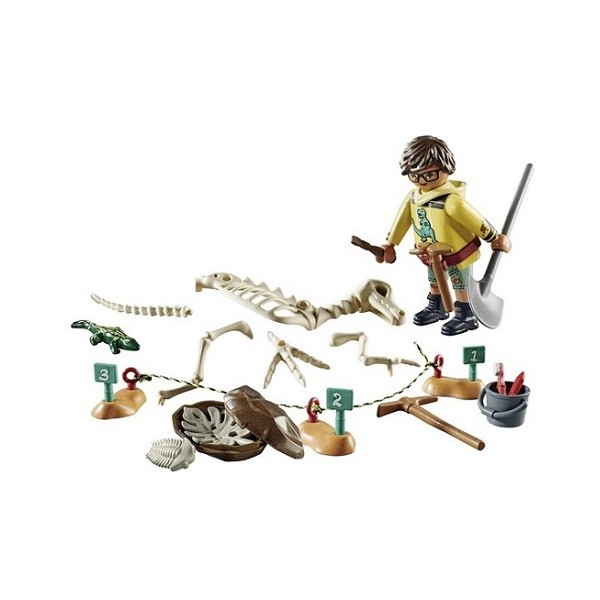 Playmobil Dinos Opgravingsplaats met Dinosaurusskelet