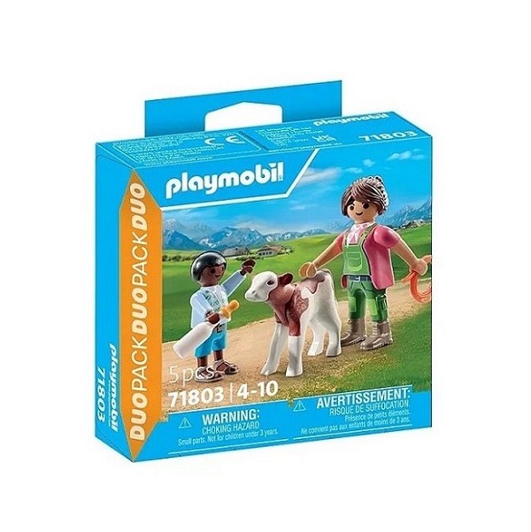 Playmobil DuoPack Boerin met Kalf