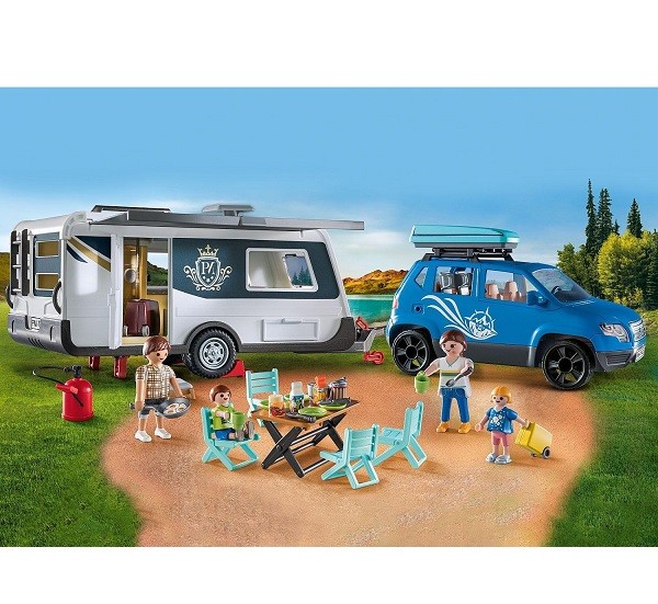 Playmobil Familiy Fun Caravan met Auto
