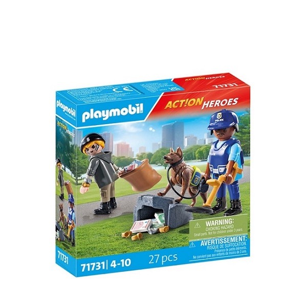 Playmobil Action Heroes Politie Hond met Boef