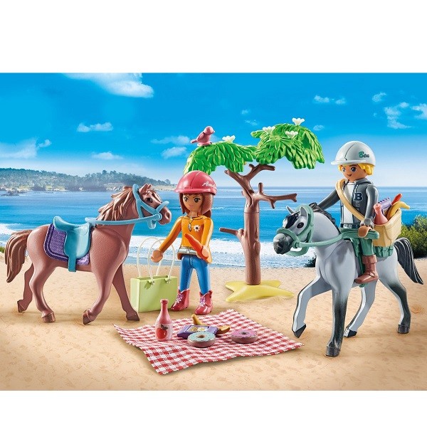 Playmobil Horses of Waterfall Starter Pack Paard Rijden naar het Strand