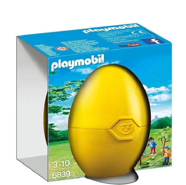 Playmobil Kinderen met Slackline in Ei Verpakking