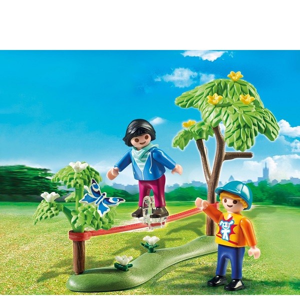 Playmobil Kinderen met Slackline in Ei Verpakking