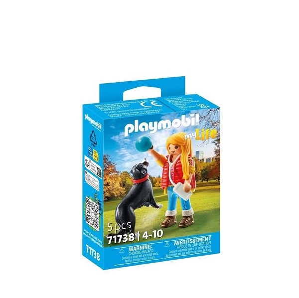  Playmobil My Life Vrouw met Berghond