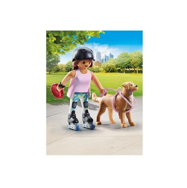  Playmobil My Life Inliner met Retriever Hond