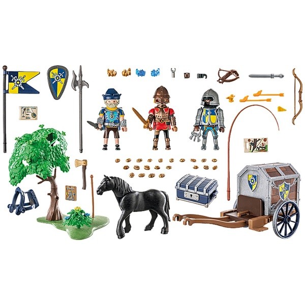 Playmobil Novelmore Overval op Transportwagen