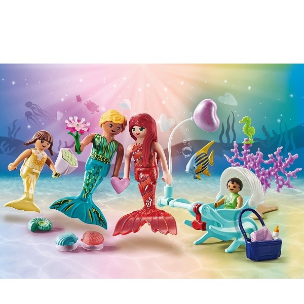 Playmobil Princess Magic Starter Pack Zeemeerminfamilie 