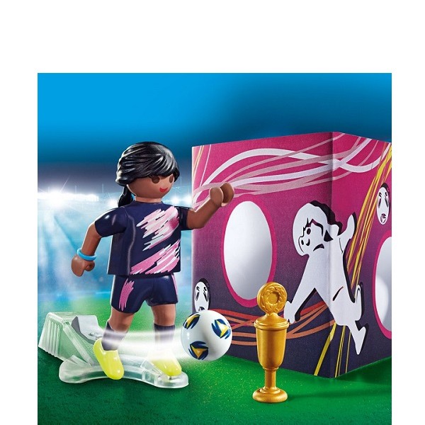 Playmobil Special Plus Voetbalster met Doelmuur