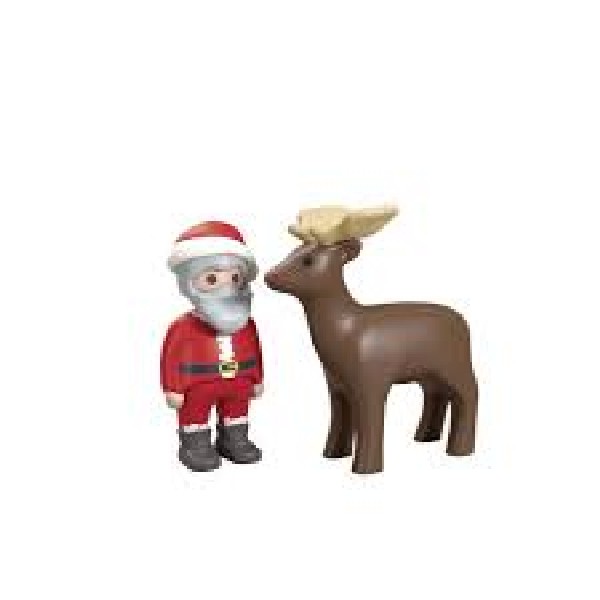Playmobil junior Kerstman en rendier 71894