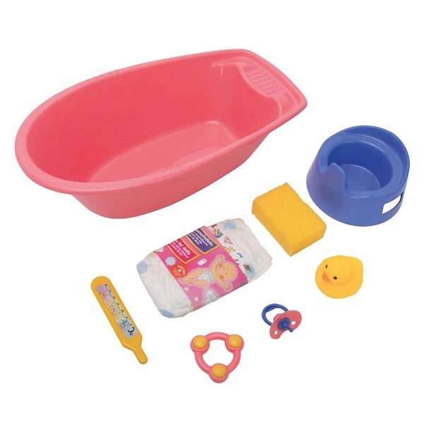 Poppenbad met Accessoires 40.5 cm  