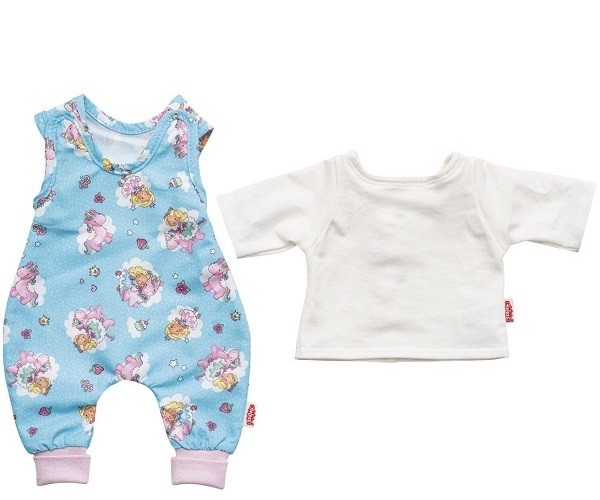 Poppenkleding Romper Eenhoorn 35-45 cm