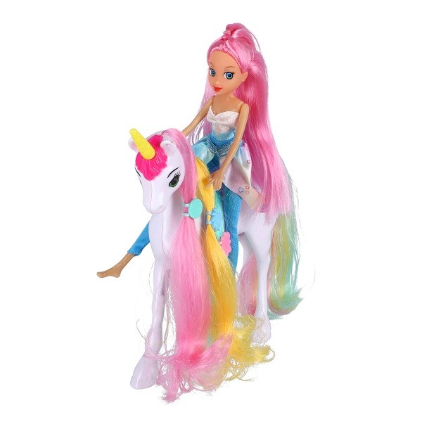 Poppenset met Unicorn Assorti