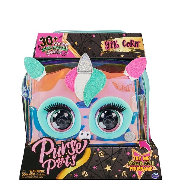Purse Pets Holographic Unicorn Assorti