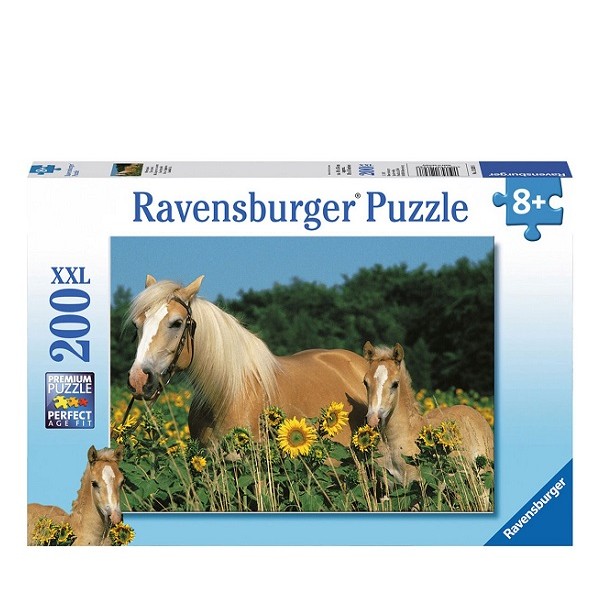 Ravensburger Puzzel 200 stukjes XXL Paarden Geluk