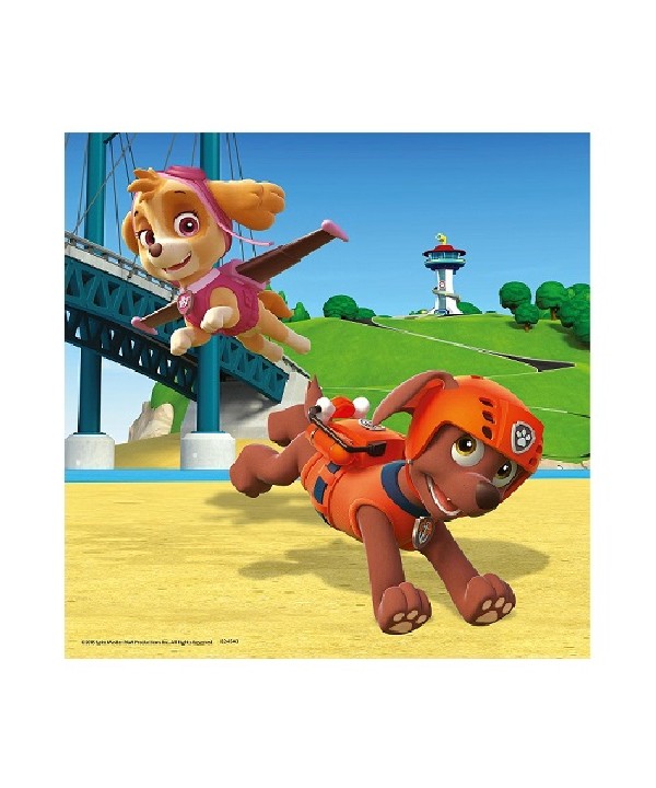 Paw Patrol Puzzels 3 x 49 stukjes Team op 4 Poten