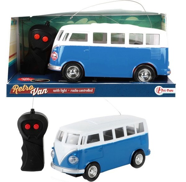 R/C Retro Busje met Licht 20 cm