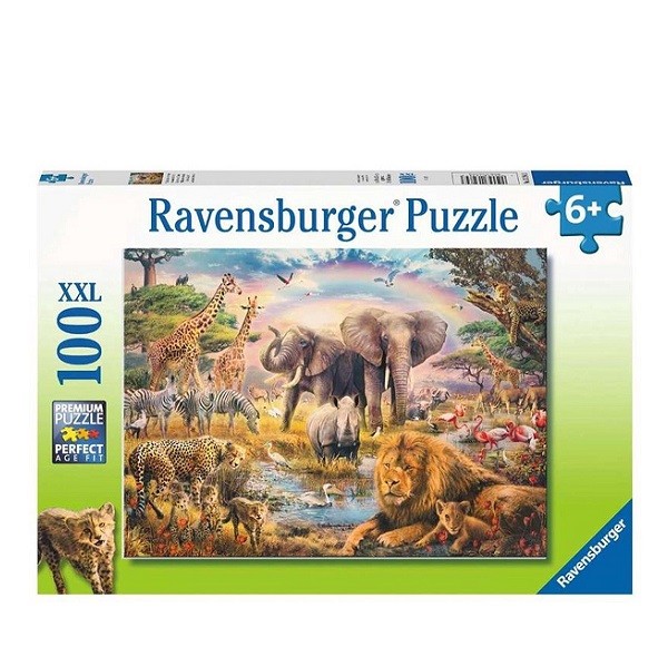 Ravensburger Puzzel 100 stukjes XXL Afrikaanse Savanne