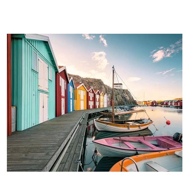Ravensburger Puzzel Bouthouses in Smogen Sweden 500 stukjes